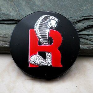 2 1/2" Set of 4 Ford Mustang Cobra R Rims Wheel Center Caps 2.5 Inch Diameter